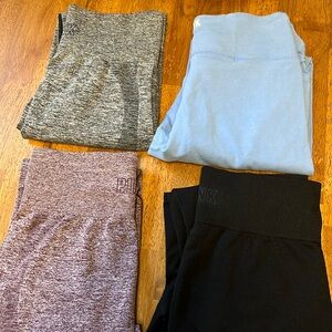 Bundle of 4 PINK leggings size M